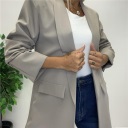 blazer con manica arricciata london